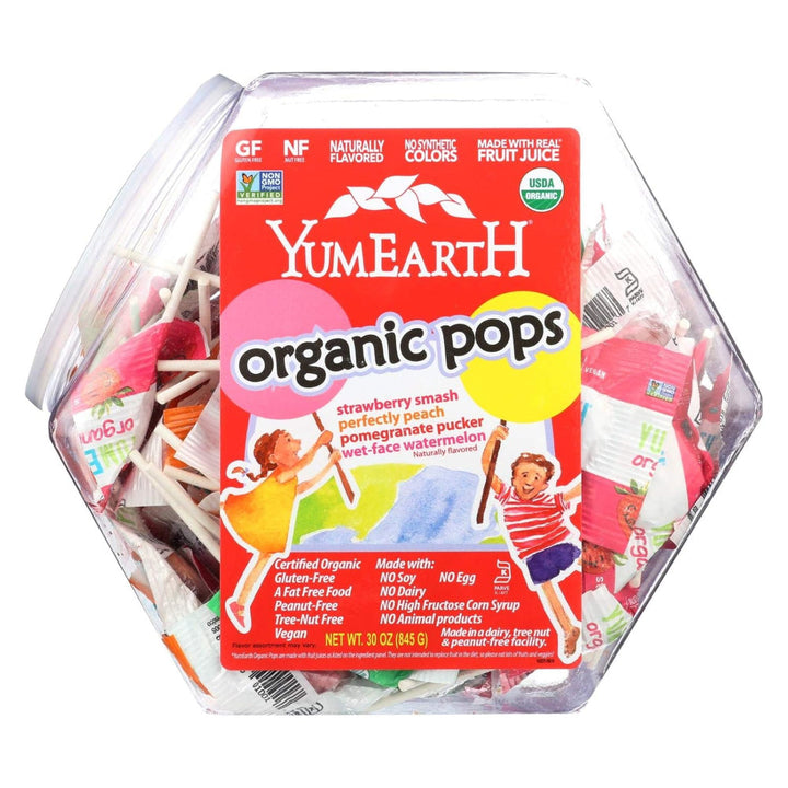 YumEarth - Organic Lollipop, 30 Oz (Pack of 6)
