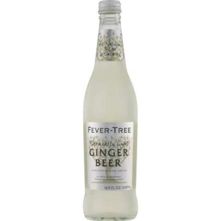 Fever Tree - Naturally Light Ginger Beer, 16.9 fl oz | Pack of 8
