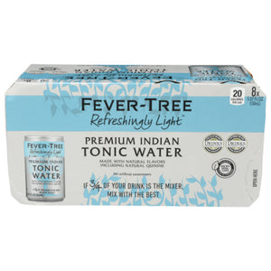 Fever Tree - Refreshingly Light Tonic Water 8-Pack, 40.56 fl oz | Pack of 3