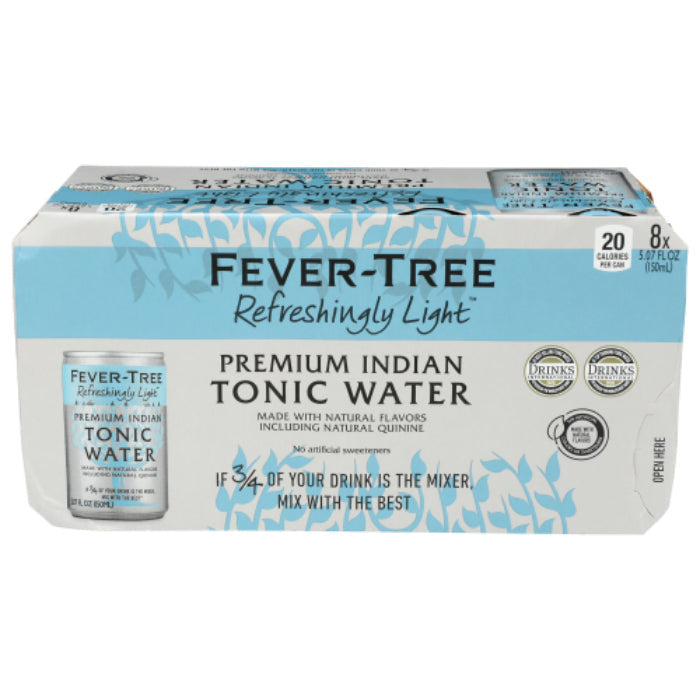 Fever Tree - Refreshingly Light Tonic Water 8-Pack, 40.56 fl oz | Pack of 3