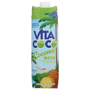 Vita Coco - Coconut Water Pineapple, 1 L | Pack of 12