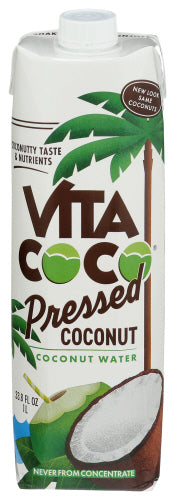 Vita Coco - Coconut Water Pressed Coconut, 33.8 fl oz | Pack of 12