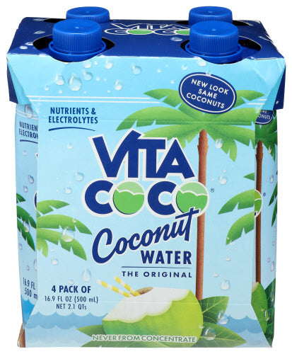 Vita Coco - Coconut Water, 4 Pack 500 ml | Pack of 6