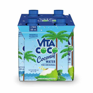 Vita Coco - Pure Coconut Water, 4 Pack 500 ml | Pack of 6