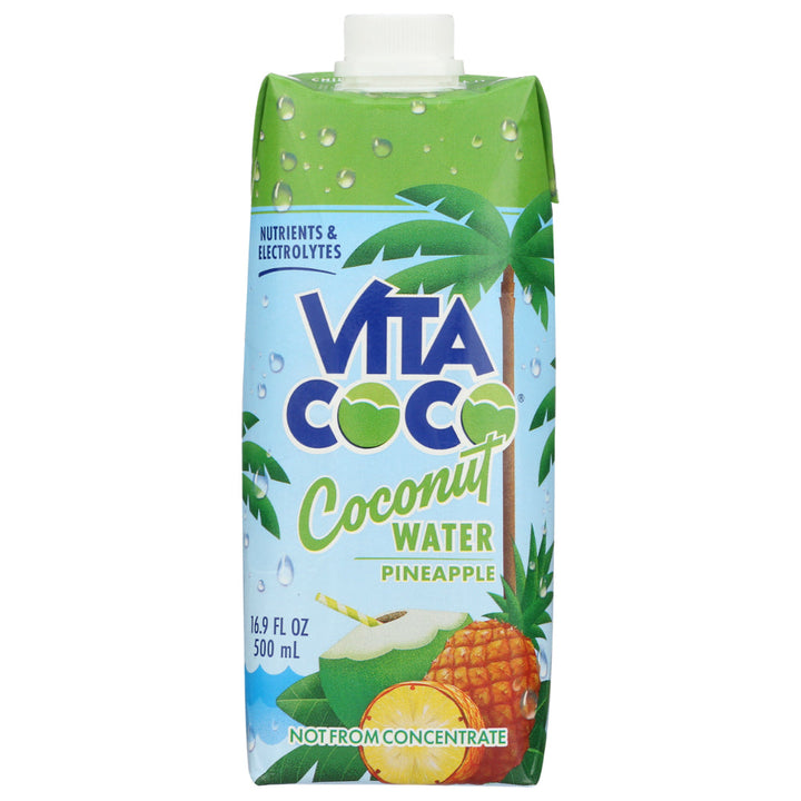Vita Coco - Coconut Water The Pineapple, 17 fl oz | Pack of 12