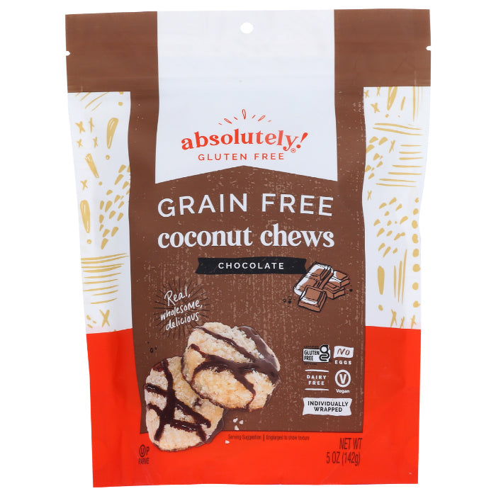 Absolutely Gluten Free - Chews Coconut with Cocoa, 5 oz | Pack of 12