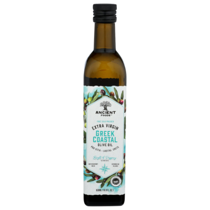 Ancient Foods - Olive Oil Extra Virgin Coast, 500 ml | Pack of 6