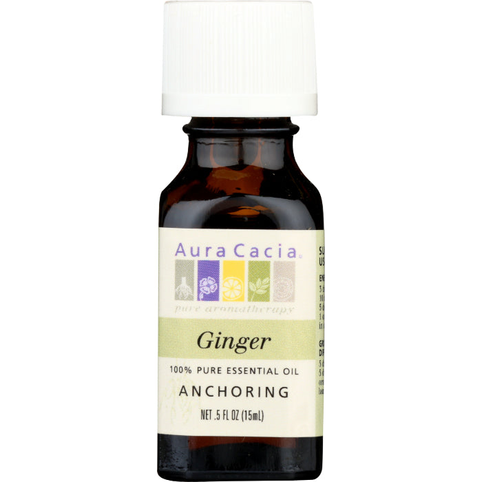 Aura Cacia - Essential Oil Ginger, 0.5 oz (Pack of 1)
