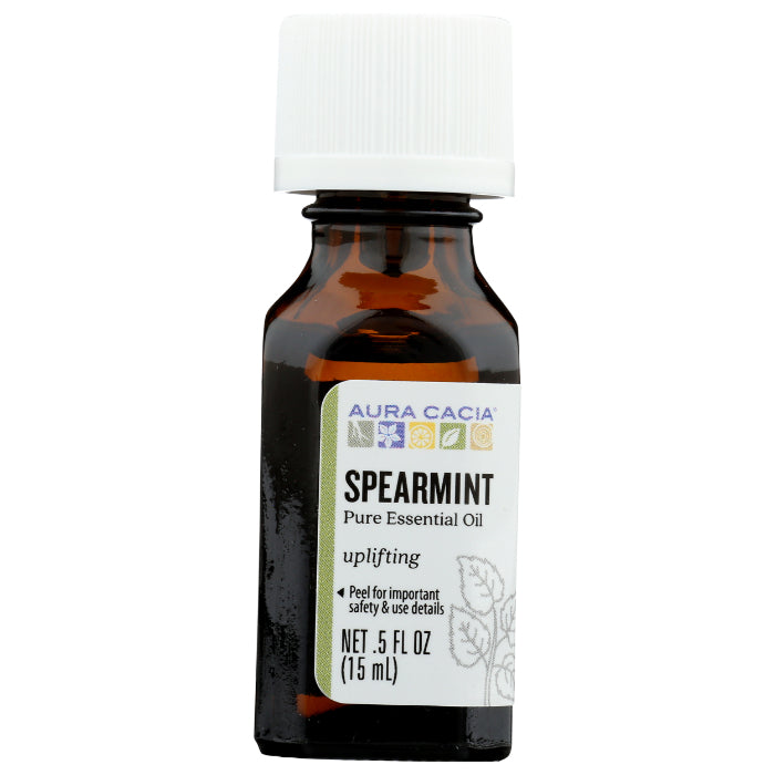 Aura Cacia - Essential Oil Spearmint, 0.5 oz (Pack of 1)