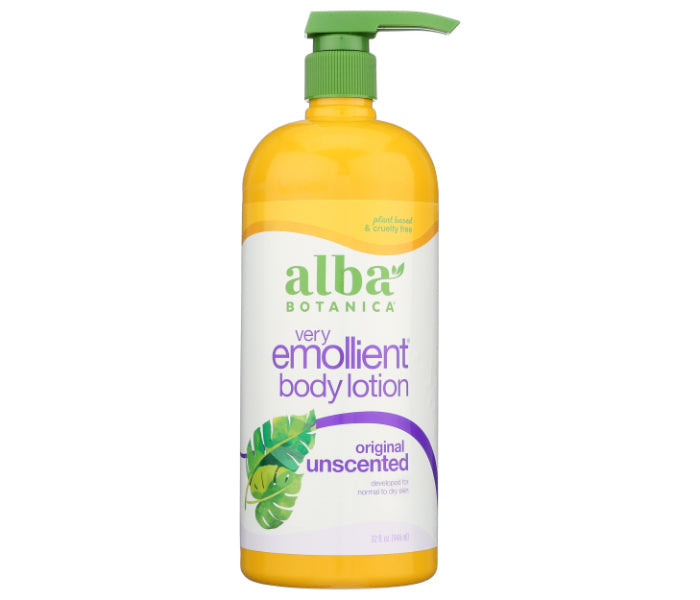 Alba Botanica - Emollient Body Lotion Unscented 32 Oz