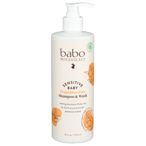 Babobotani - Shampoo Wash Baby, 16 oz