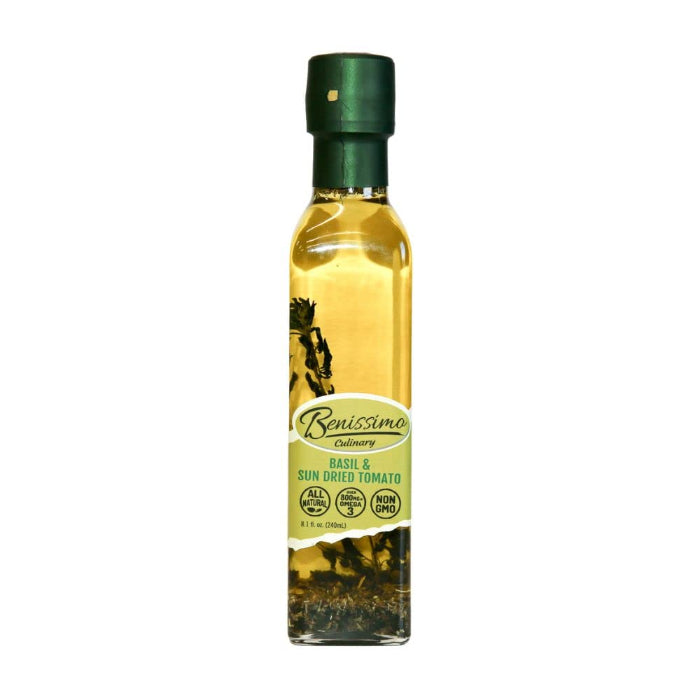 Benissimo - Basil Tomato Oil, 8.1 oz | Pack of 6