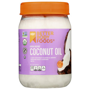 BetterBody - Oil Coconut Extra Virgin, 15.5 Oz | Pack of 6