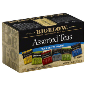 Bigelow - Variety Tea, 18 Bags, 1.1 oz | Pack of 6