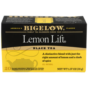 Bigelow - Lemon Lift Tea, 20 Bags, 1.37 oz | Pack of 6
