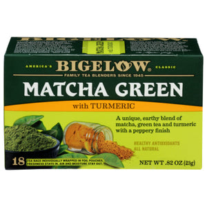 Bigelow - Matcha Green Turmeric Tea, 0.82 oz | Pack of 6