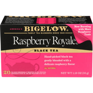 Bigelow - Raspberry Royale Tea, 20 Bags, 1.18 oz | Pack of 6