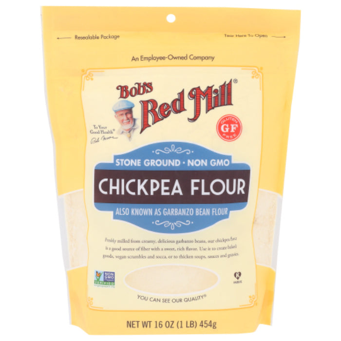 Bob's Red Mill - Flour, Chickpea, 16 Oz | Pack of 4
