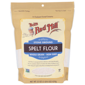 Bob's Red Mill - Flour, Spelt, 22 Oz | Pack of 4