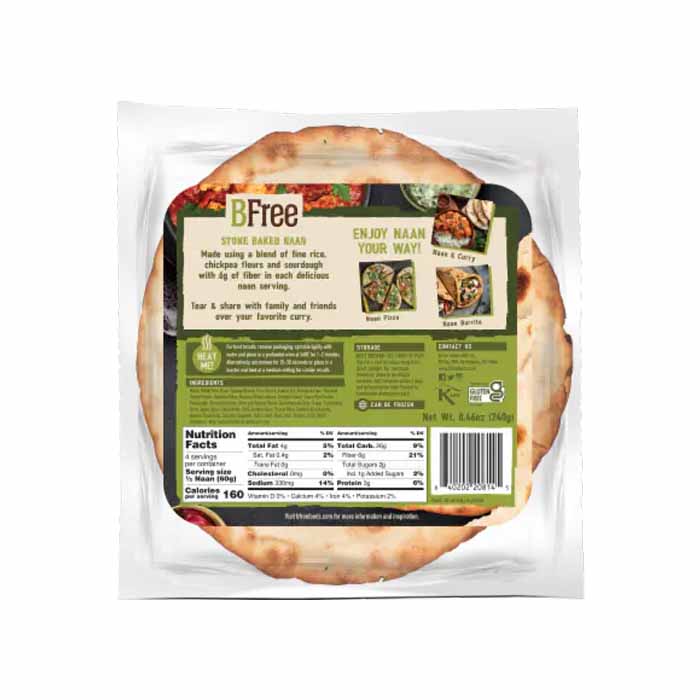 BFree - Naan Stone Baked, 8.46 OZ - Pack Of 8