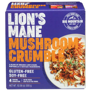 Big Mountain Foods - Mushroom Crumble Lion's Mane, 12 oz | Pack of 8