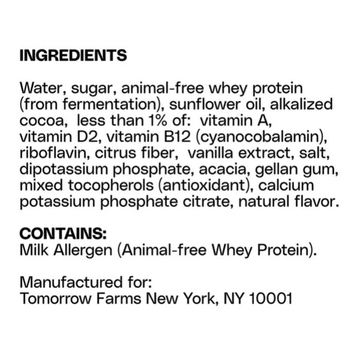 Bored Cow - Animal-Free Dairy Milk Chocolate - back