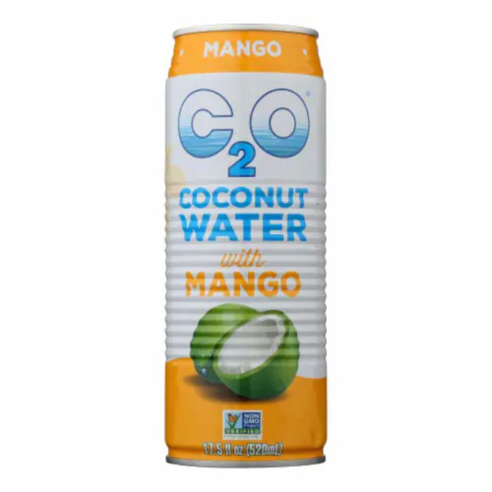 C20 - Pure Mango Coconut Water, 17.5 Fl Oz | Pack of 12