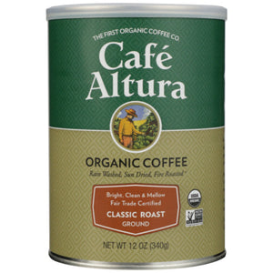 Cafe Altura - Organic Roast Coffee Ground Classic, 12 Oz