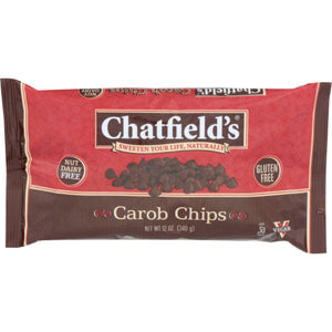 Chatfields - Carob Chips Nut Dairy Free, 12 Oz