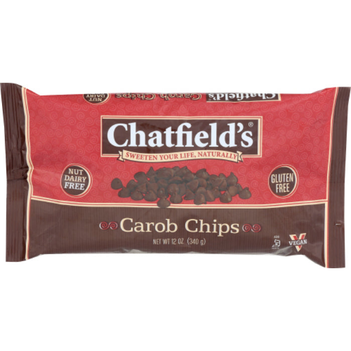 Chatfields - Carob Chips Nut Dairy Free, 12 Oz