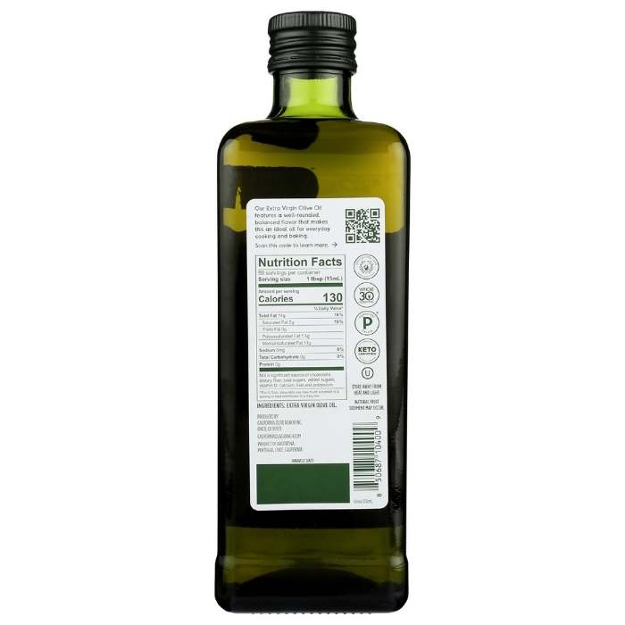 California Olive Ranch - Global Everyday Extra Virgin Olive Oil 750ml, 25.4 Floz | Pack Of 6