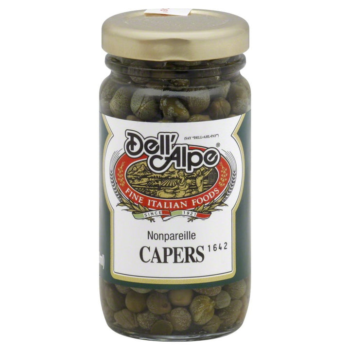 Dell Alpe - Caper Nonpareille, 3 Oz | Pack of 12