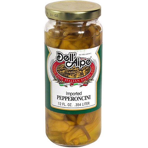 Dell Alpe - Pepperoncini, 12 Oz | Pack of 12