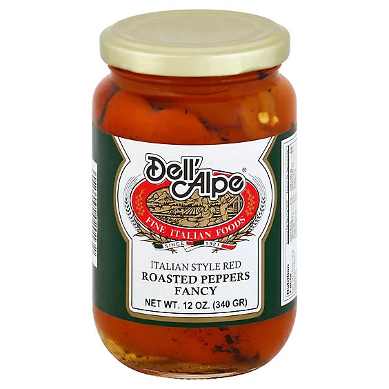 Dell Alpe - Roasted Red Pepper Jar, 12 Oz | Pack of 12
