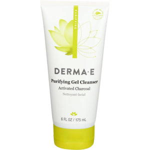 Derma E - Cleanser Purifying Gel, 6 Oz (Pack of 6)