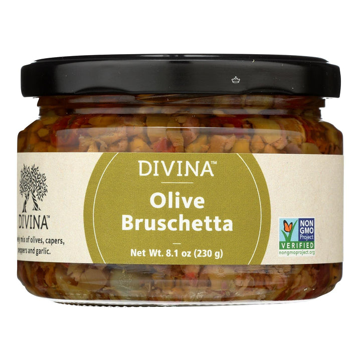 Divina - Olive Bruschetta, 8.1 Oz | Pack of 6