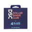 Dollar Shave Club - Razor Refill Dispense 4 Blade, 1 Each (Pack Of 4)