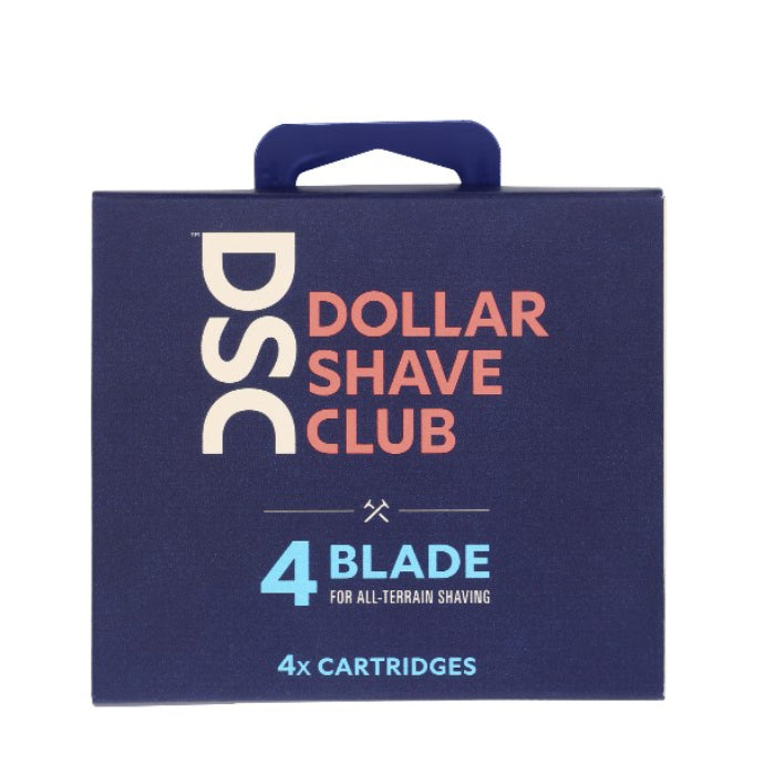Dollar Shave Club - Razor Refill Dispense 4 Blade, 1 Each (Pack Of 4)