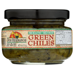 Dos Hermanos - Green Chili Diced Mild, 4 Oz | Pack of 12