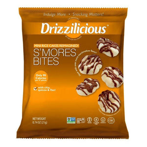 Drizzilicious - Rice Crisp S'mores 10 Pack, 0.74 Oz | Pack of 6