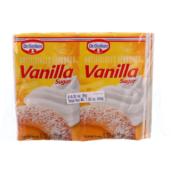 Dr Oetker - Sugar Vanilla 6 Pack, 1.88 Oz | Pack of 12
