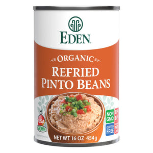 Eden Foods - Bean Refried Pinto Organic, 16 Oz | Pack of 12