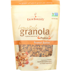 Erin Baker's - Granola Homestyle Peanut Butter, 12 oz | Pack of 6