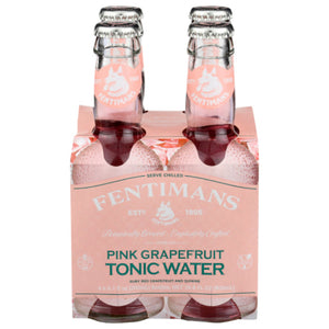 Fentimans - Mixer Tonic Water Pink Grapefruit, 26.8 Fl Oz | Pack of 6