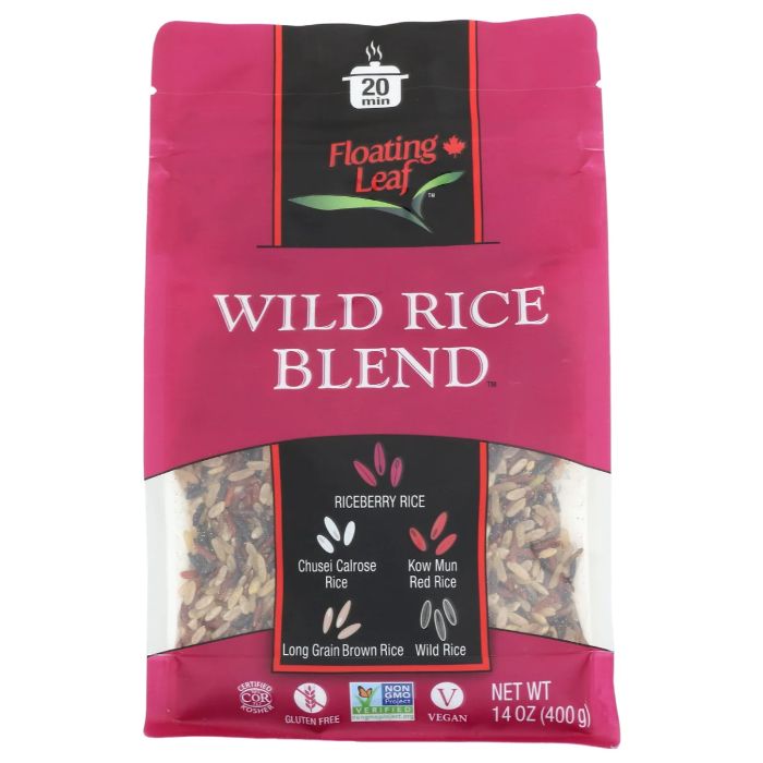 Floating Leaf - Rice Wild Blend 14 Oz - Pack Of 6