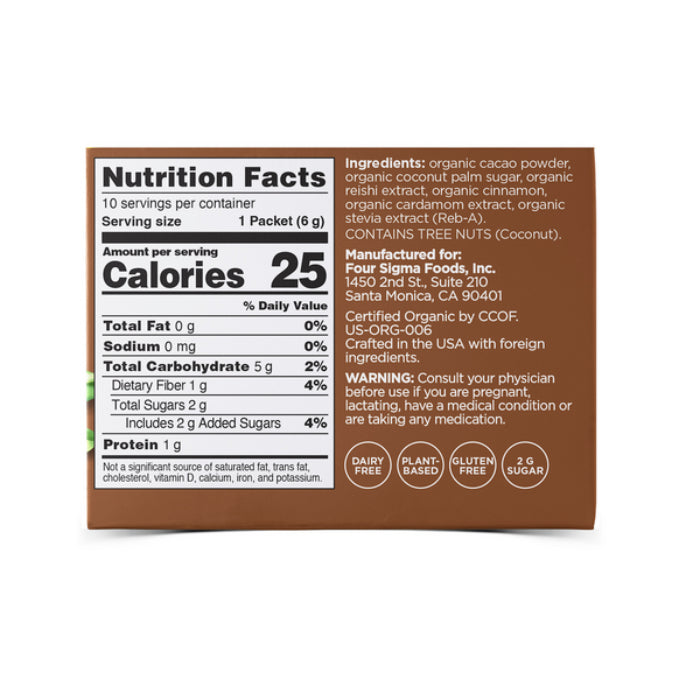 Four Sigmatic - Mushroom Cacao Mix With Reishi - back