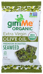 Gimme - Seaweed, Roasted EVOO Organic, 0.35 Oz | Pack of 12
