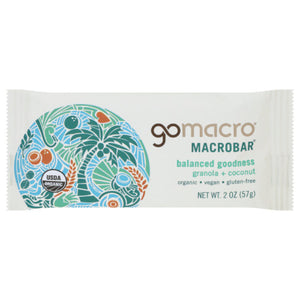 GoMacro - Granola & Coconut MacroBar, 2 oz | Pack of 12