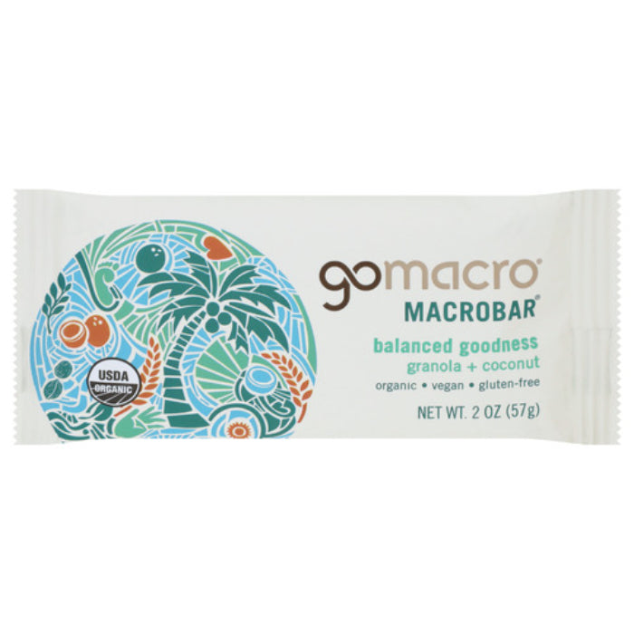 GoMacro - Granola & Coconut MacroBar, 2 oz | Pack of 12