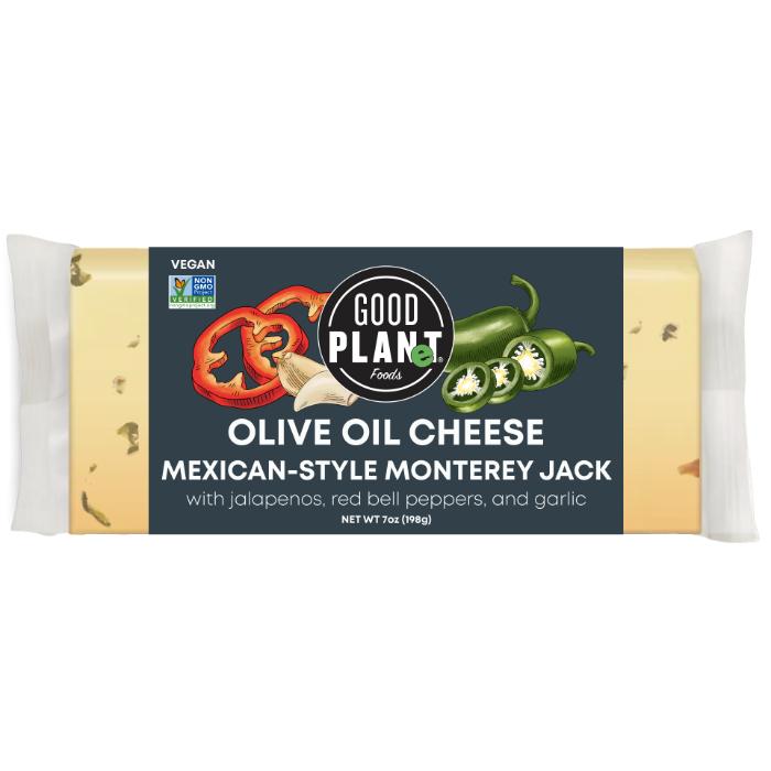Good Planet Foods - Olive Oil Cheese Blocks, 7oz | Mexican Style Monterey Jack